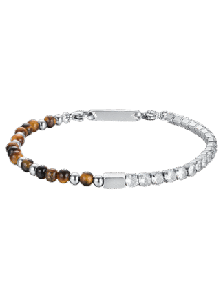 LUCA BARRA PULSERA ACERO