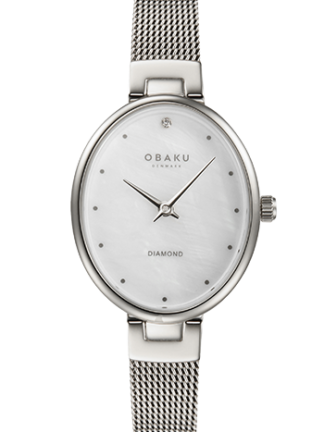 OBAKU OVAL STEEL V312LXCWMC