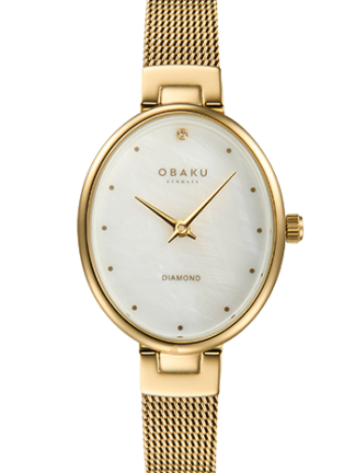 OBAKU OVAL GOLD V312LXGWMG