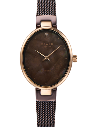 OBAKU OVAL WALNUT V312LXVNMN